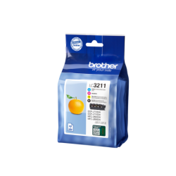 Brother LC3211 Pack de 4 Cartuchos de Tinta Originales - LC3211VAL