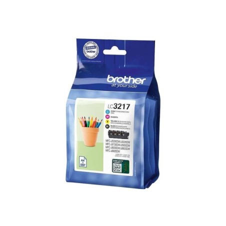 Confezione da 4 cartucce d'inchiostro originali Brother LC3217 - LC3217VAL