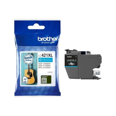Cartuccia d'inchiostro originale ciano Brother LC421XL - LC421XLC
