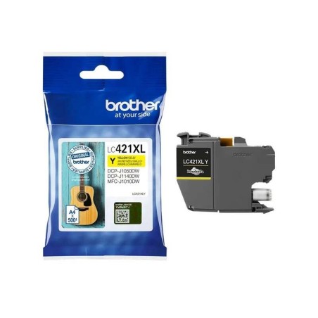 Cartuccia d'inchiostro originale gialla Brother LC421XL - LC421XLY