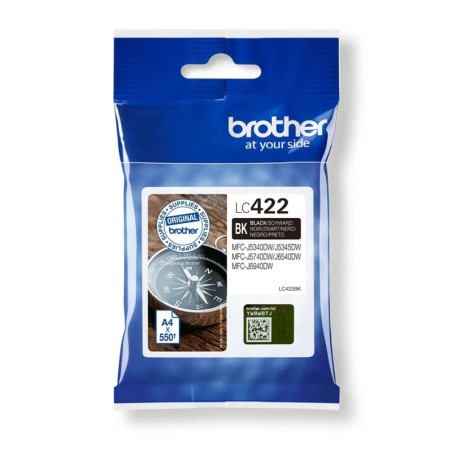 Cartuccia d'inchiostro originale nero Brother LC422 - LC422BK
