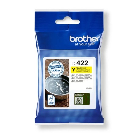 Cartuccia d'inchiostro originale gialla Brother LC422 - LC422Y