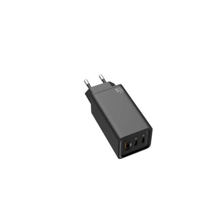 Leotec Cargador Universal Carga Rapida GaN 2 USB-C PD + 1 USB-A 65W