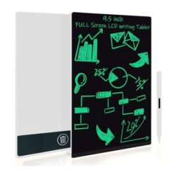 Leotec Nine Pizarra Digital LCD 9.5" de Tinta Electronica - Sin Luz Azul - Boton de Bloqueo - Lapiz Magnetico - Color Blanco