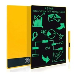 Leotec Nine Pizarra Digital LCD 9.5" de Tinta Electronica - Sin Luz Azul - Boton de Bloqueo - Lapiz Magnetico - Color Amarillo