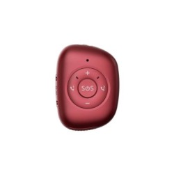 Localizzatore GPS Leotec 4G WiFi - Pulsante SOS - Allarme caduta - Promemoria pillola - Colore rosso
