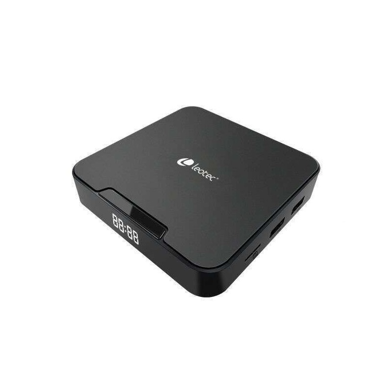 Leotec Show 2 464 Android TV Box 4K WiFi Quad Core Ricevitore 4GB 64GB - Bluetooth, HDMI, USB 2.0 ed Ethernet - Telecomando Leotec Show 2 464 Android TV Box 4K WiFi Quad Core Ricevitore 4GB 64GB - Bluetooth, HDMI, USB 2.0 ed Ethernet - Telecomando