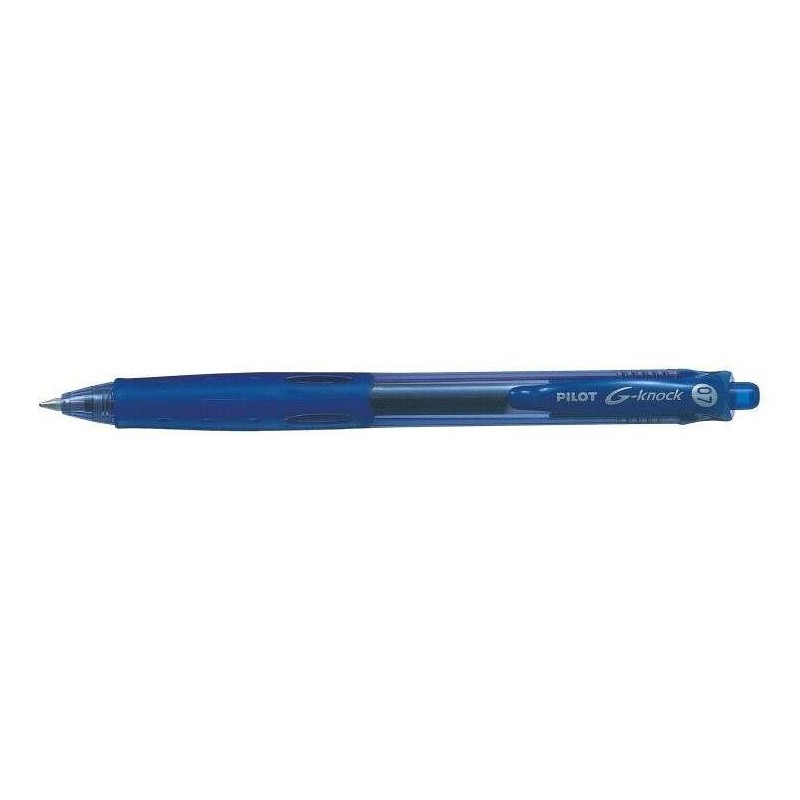 Penna gel Pilot G-Knock - Ricaricabile - Realizzata con plastica riciclata - Punta a sfera da 0,7 mm - Corsa da 0,32 mm - Colore Penna gel Pilot G-Knock - Ricaricabile - Realizzata con plastica riciclata - Punta a sfera da 0,7 mm - Corsa da 0,32 mm - Colore
