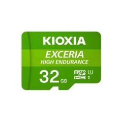 Kioxia Exceria Scheda Micro SDHC ad Alta Resistenza 32GB UHS-I V10 Classe 10 con Adattatore