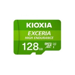 Scheda Micro SDXC Kioxia Exceria ad alta resistenza 128 GB UHS-I V30 Classe 10 con adattatore