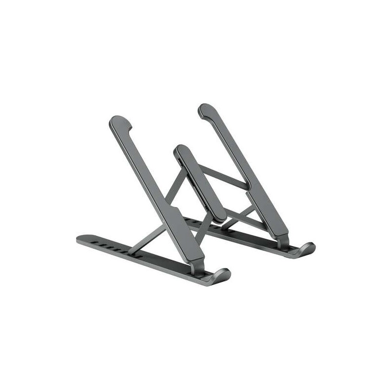 Supporto da tavolo regolabile Aisens per laptop/tablet scuro - colore grigio Supporto da tavolo regolabile Aisens per laptop/tablet scuro - colore grigio