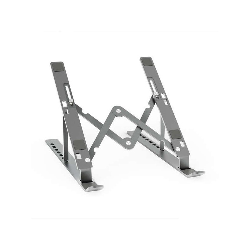 Supporto da tavolo regolabile Aisens per laptop/tablet - colore grigio Supporto da tavolo regolabile Aisens per laptop/tablet - colore grigio