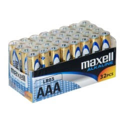 Confezione da 32 batterie alcaline Maxell LR03 AAA da 1,5 V