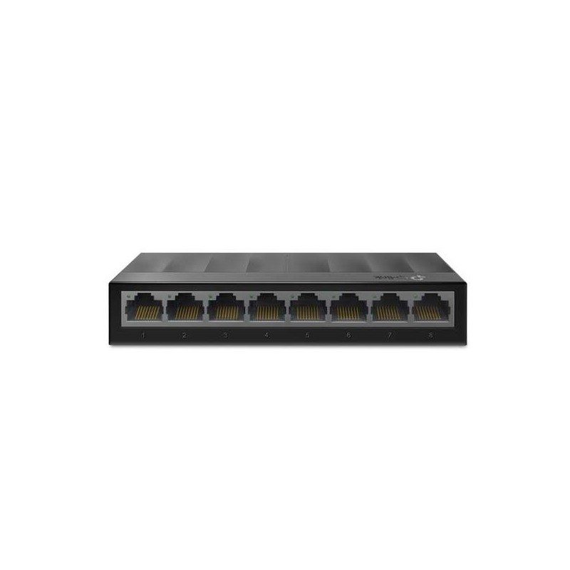 Switch da tavolo TP-Link - 8 porte 10/100/1000Mbps - Tecnologia Green - Controllo del flusso - Plug & Play Switch da tavolo TP-Link - 8 porte 10/100/1000Mbps - Tecnologia Green - Controllo del flusso - Plug & Play