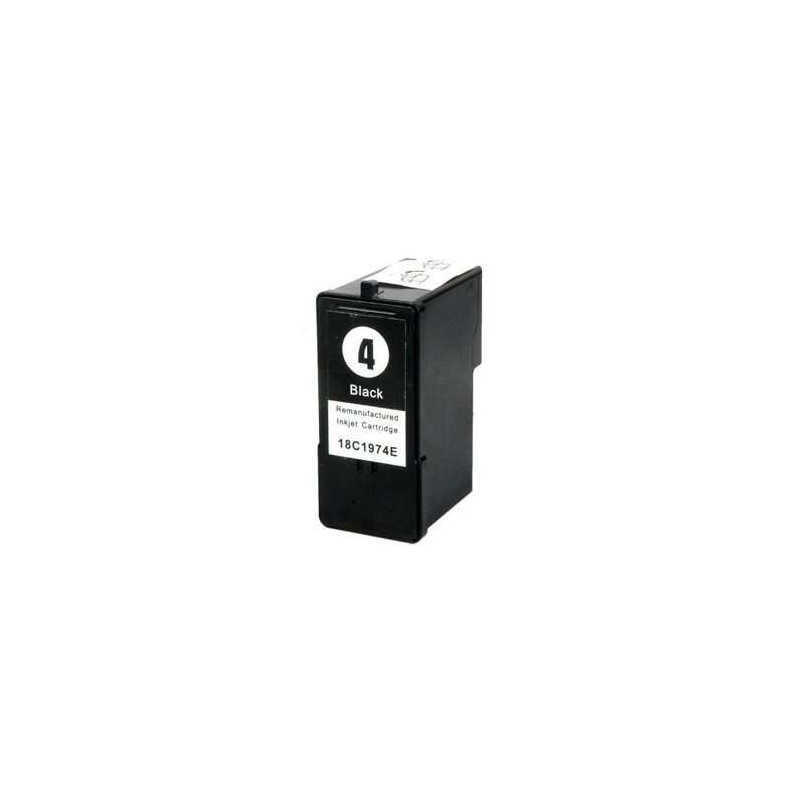 Lexmark 4 Negro Cartucho de Tinta Generico - Reemplaza 18C1974E Lexmark 4 Negro Cartucho de Tinta Generico - Reemplaza 18C1974E