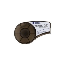 Brady M21-1500-427 Nastro in vinile laminato originale nero su bianco 38,1 mm x 4,30 m