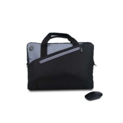 NGS Pack Maletin para Portatil 15.6" + Raton Inalambrico USB 1000dpi 3 Botones - Uso Ambidiestro - Color Negro