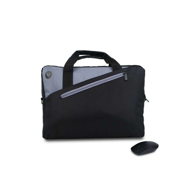 NGS Pack Custodia per Laptop 15.6" + Mouse USB Wireless 1000 dpi 3 Pulsanti - Uso Ambidestro - Colore Nero NGS Pack Custodia per Laptop 15.6" + Mouse USB Wireless 1000 dpi 3 Pulsanti - Uso Ambidestro - Colore Nero