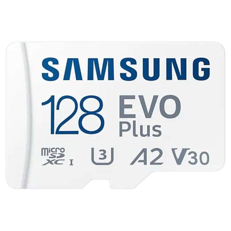 Scheda micro SDXC Samsung EVO Plus 128 GB UHS-I U3 V30 - Foto 1 di 1