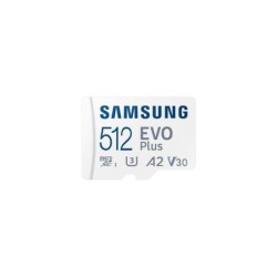 Scheda Micro SDXC Samsung EVO Plus 512 GB UHS-I U3 Classe 10 con adattatore