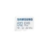 Scheda Micro SDXC Samsung EVO Plus 512 GB UHS-I U3 Classe 10 con adattatore