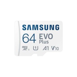 Scheda Micro SDXC Samsung EVO Plus 64 GB UHS-I U1 Classe 10 con adattatore