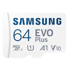 Scheda Micro SDXC Samsung EVO Plus 64 GB UHS-I U1 Classe 10