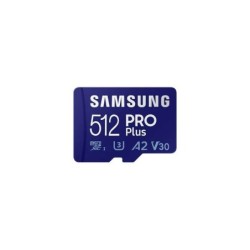Scheda Micro SDXC Samsung PRO Plus 512 GB UHS-I U3 Classe 10 con adattatore