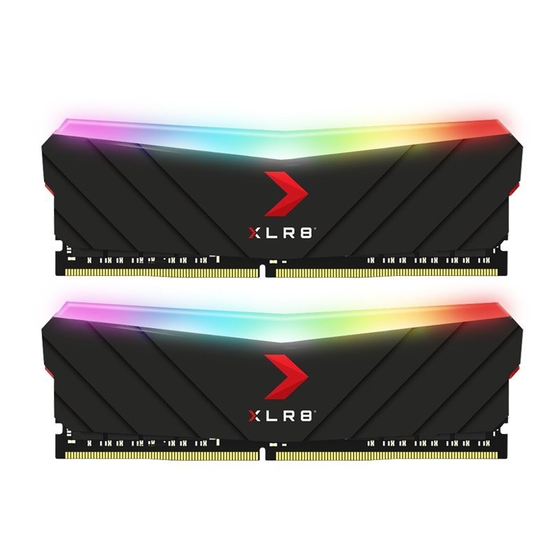 Memoria RAM da gioco PNY XLR8 RGB DDR4 3600 MHz PC4-28800 32 GB (2x16 GB) CL18 Memoria RAM da gioco PNY XLR8 RGB DDR4 3600 MHz PC4-28800 32 GB (2x16 GB) CL18