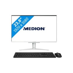 Medion MD61977 PC Todo en Uno AMD Athlon 300U Pantalla 23.8" FullHD + Teclado y Raton - 8GB / 256GB SSD - Windows 11 Home