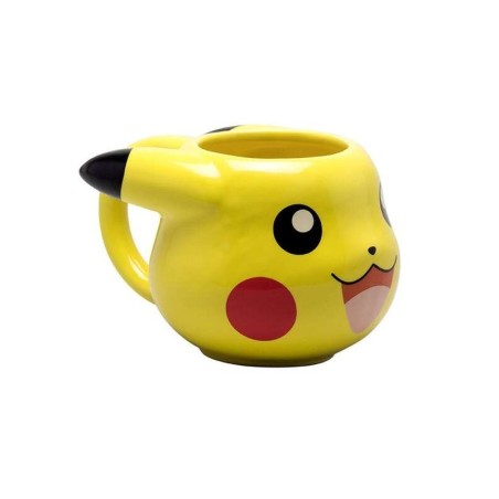 Abysse Nintendo Taza 3D Pikachu - Capacidad 475ml - Material Ceramica