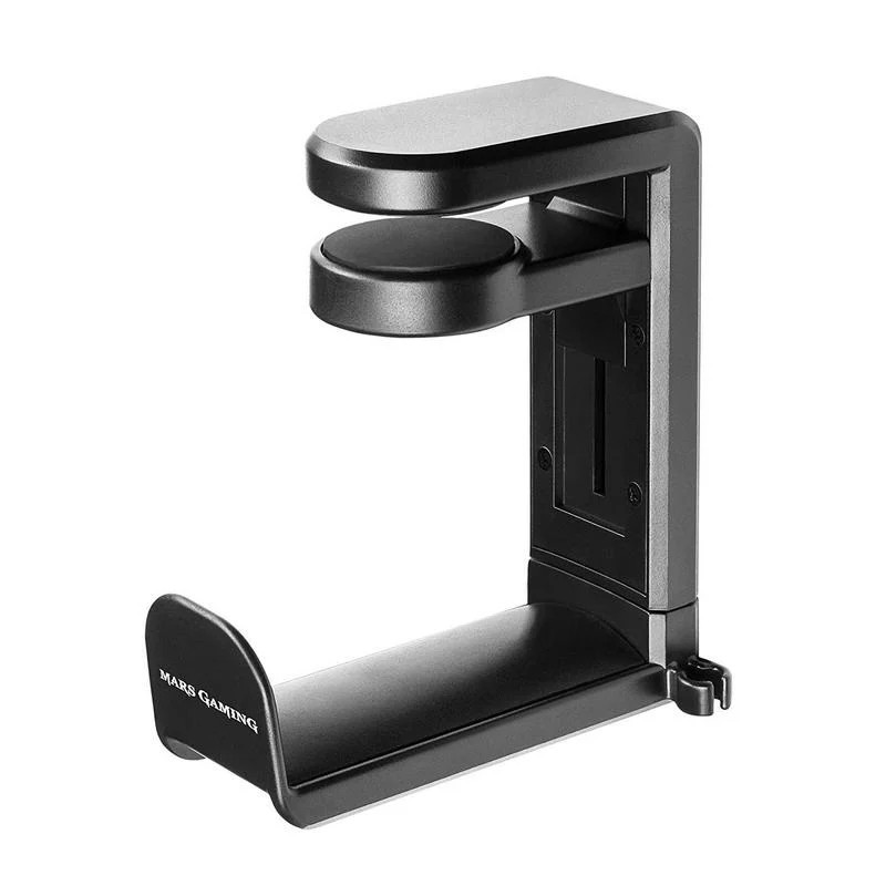 Mars Gaming MHH Soporte para Auriculares - Base Antideslizante - Gestion de Cables - Sujeccion de Pinza Mars Gaming MHH Soporte para Auriculares - Base Antideslizante - Gestion de Cables - Sujeccion de Pinza