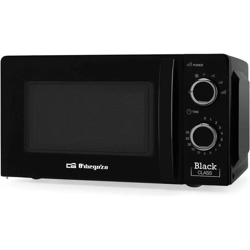 Microonde Orbegozo Mi 2117 - Capacità 20 litri - Potenza 700 W - 6 livelli di potenza - Timer 30 minuti - Colore nero Microonde Orbegozo Mi 2117 - Capacità 20 litri - Potenza 700 W - 6 livelli di potenza - Timer 30 minuti - Colore nero