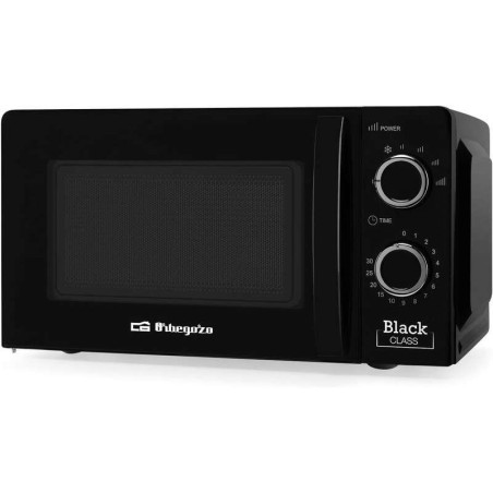 Microonde Orbegozo Mi 2117 - Capacità 20 litri - Potenza 700 W - 6 livelli di potenza - Timer 30 minuti - Colore nero