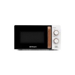 Orbegozo Mi 2122 Microondas - Capacidad 20L - Potencia 700W - 6 Niveles de Potencia - Temporizador 30min - Descongelacion - 230V
