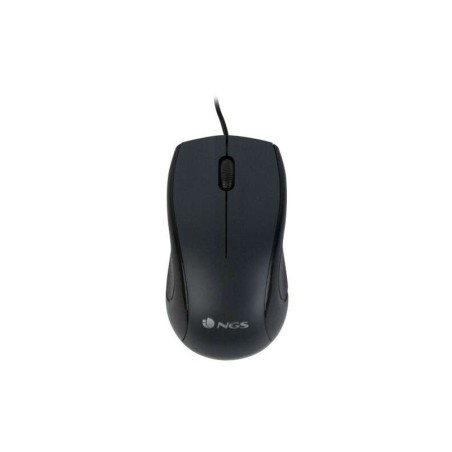 Mouse USB NGS Mist 1000 dpi - 3 pulsanti - Uso ambidestro - Colore nero