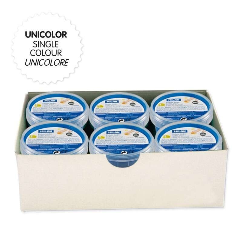 Milan Caja de 6 Botes 100 ml. Pintura para Dedos - Facil Aplicacion - Mezclable - Color Amarillo Milan Caja de 6 Botes 100 ml. Pintura para Dedos - Facil Aplicacion - Mezclable - Color Amarillo
