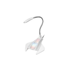 Microfono da tavolo Mars Gaming MMiC con collo flessibile USB - Illuminazione RGB - Pulsante Mute - Cavo da 1,50 m