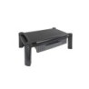 Supporto elevatore Tooq con cassetto per monitor o laptop - Altezza regolabile - Peso massimo 10 kg - Colore nero