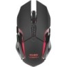 Mouse da gioco USB wireless Mars Gaming MMW 3200 dpi - 6 pulsanti - Illuminazione a flusso RGB - Utilizzo per destrimani