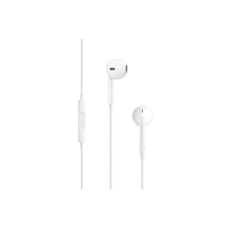 Cuffie binaurali Apple EarPods - Microfono integrato - Controllo volume - Jack 3,5 mm - Colore bianco Cuffie binaurali Apple EarPods - Microfono integrato - Controllo volume - Jack 3,5 mm - Colore bianco