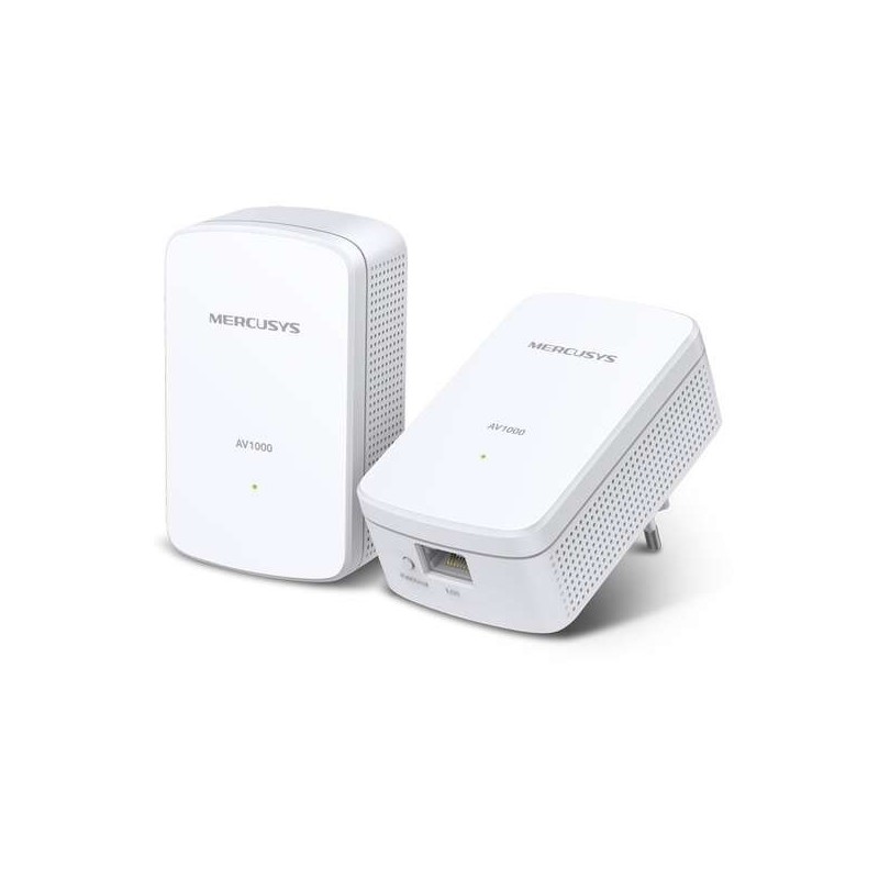 Adattatore Powerline Mercusys MP500 - 1000 Mbps - Portata 300 m - Gigabit Ethernet - Confezione da 2 Adattatore Powerline Mercusys MP500 - 1000 Mbps - Portata 300 m - Gigabit Ethernet - Confezione da 2