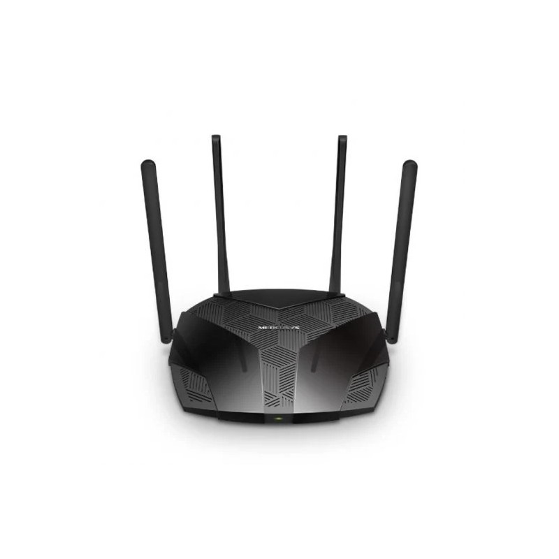 Mercusys Router WiFi 6 Doble Banda AX3000 - 4 Puertos 10/100/1000Mbps - 4 Antenas 5dBi - OFDMA, MU-MIMO Mercusys Router WiFi 6 Doble Banda AX3000 - 4 Puertos 10/100/1000Mbps - 4 Antenas 5dBi - OFDMA, MU-MIMO