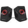 Altoparlanti Mars Gaming MS1 2.0 USB 10 W, jack da 3,5 mm - 6 driver audio: 2 attivi e 4 passivi - Controllo volume