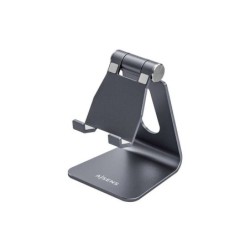 Aisens Soporte de Sobremesa Tamaño M Ajustable (1 Pivote) para Movil / Tablet - Color Gris