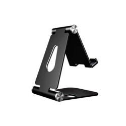 Aisens Soporte de Sobremesa Tamaño M Ajustable (2 Pivotes) para Movil / Tablet - Color Negro