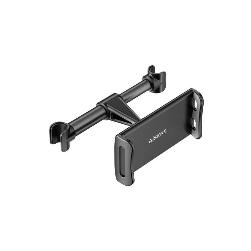 Supporto da auto regolabile Aisens (1 perno) per poggiatesta per telefono/tablet - colore nero Supporto da auto regolabile Aisens (1 perno) per poggiatesta per telefono/tablet - colore nero
