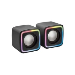Altoparlanti Mars Gaming MSCUBE da 8 W - Illuminazione RGB - Suono DSP - USB, ingresso jack da 3,5 mm - Compatto e leggero