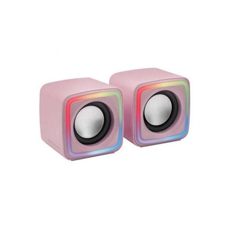 Altoparlanti Mars Gaming MSCUBE da 8 W - Illuminazione RGB - Suono DSP - USB, ingresso jack da 3,5 mm - Compatto e leggero Altoparlanti Mars Gaming MSCUBE da 8 W - Illuminazione RGB - Suono DSP - USB, ingresso jack da 3,5 mm - Compatto e leggero