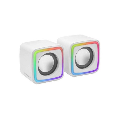 Altoparlanti Mars Gaming MSCUBE da 8 W - Illuminazione RGB - Suono DSP - USB, ingresso jack da 3,5 mm - Compatto e leggero